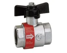 Caleffi Vlinderkraan met volle doorlaat DN 1/2" FF PN16 met terugslagklep Caleffi 327 327400