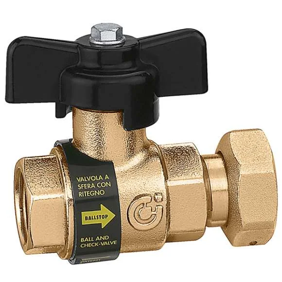 Caleffi Kogelvent. m/keerkl. f 3/4 Caleffi 333500