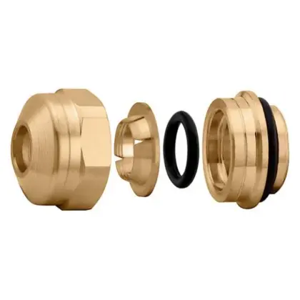 Caleffi Knelkoppeling Caleffi messing 3/4" geschikt voor: koper staal 347 347518