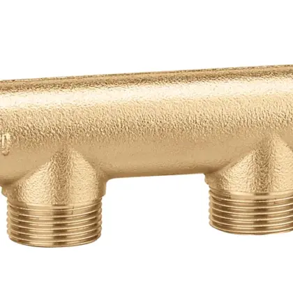 Caleffi Verdeler voor CV messing Caleffi 1" + 2 x 23 p .1