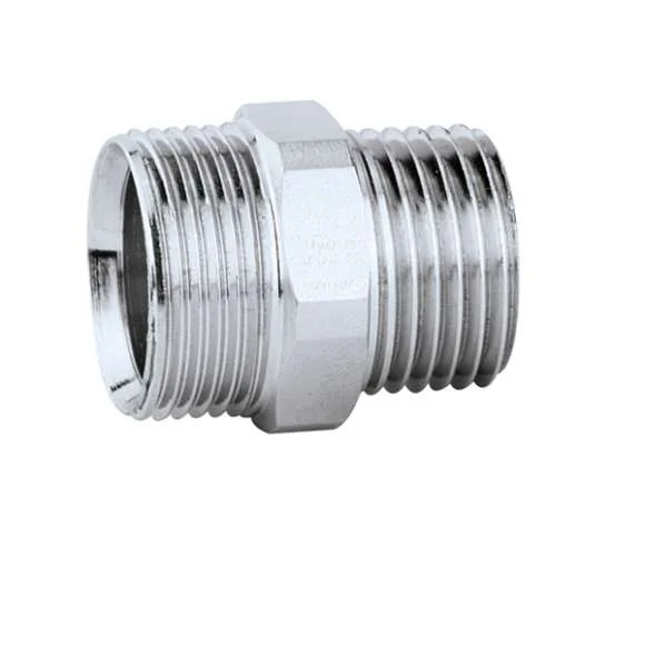 Caleffi Draadovergangsstuk messing verchroomd 3/8" M  x  23 p .1,5 M Caleffi 384 384031