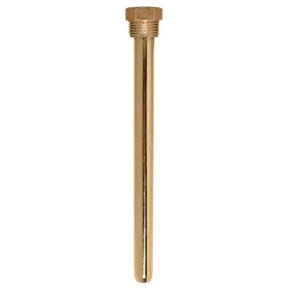 Caleffi Dompelbuis Caleffi enkel messing 1/2" Ø13mm 475002