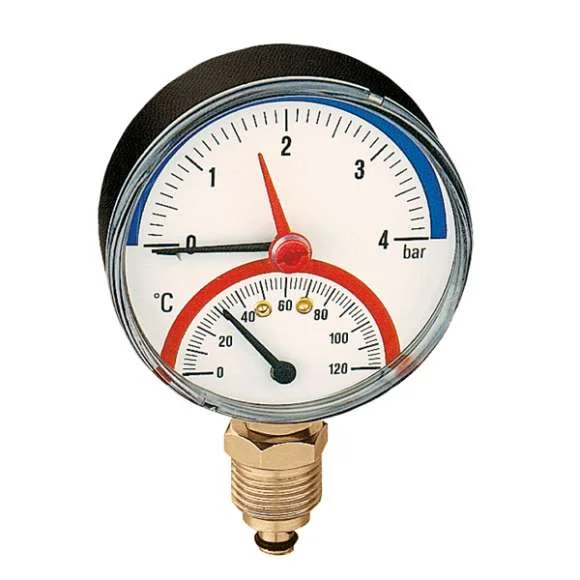 Caleffi Thermometer onderaansl. 0-4bar Caleffi 503140