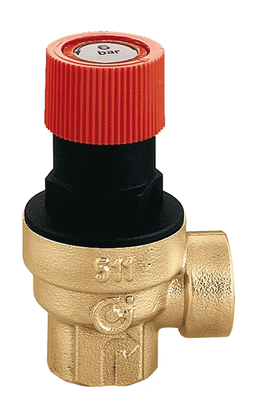 Caleffi Veiligheidsklep Caleffi 1/2" binnendraad 1/2" binnendraad 8bar 513480