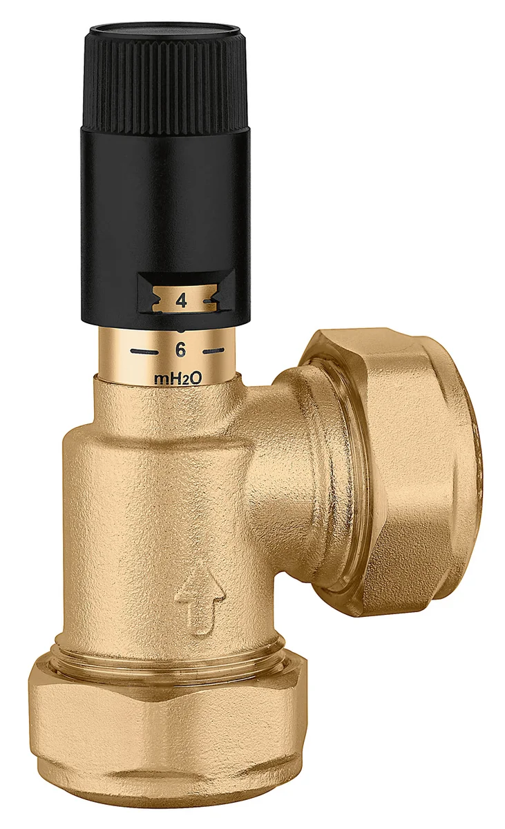 Caleffi Drukverschilregelaar Caleffi 22mm 10-60kPa PN10 messing 518002