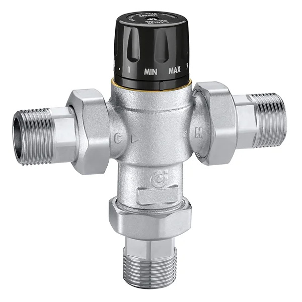 Caleffi Driewegmengkraan Caleffi 1" messing buitendraad 521936