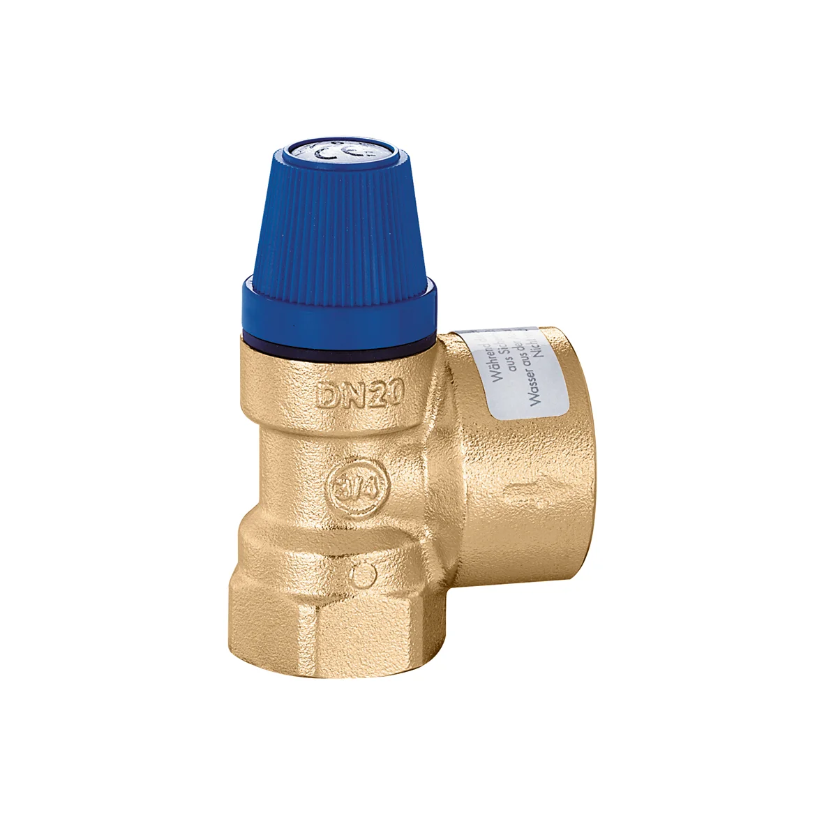 Caleffi Veiligheidsklep Caleffi 1/2" binnendraad 3/4" binnendraad 10bar 531 531410