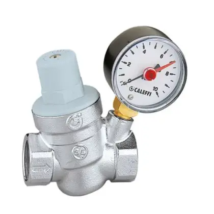 Caleffi Reduceerventiel vervangb. patroon + manometer 1/2 pmax 16bar caleffi 533241H