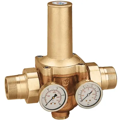 Caleffi Drukverminderaar m/2 manom. 2 br Caleffi 536591