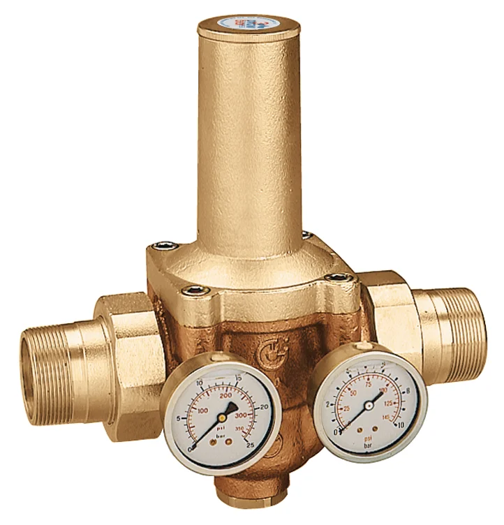 Caleffi Drukverminderaar m/2 manom. 2 br Caleffi 536591