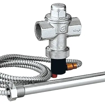 Caleffi Therm.veiligheidsaft. 543 Caleffi 3/4 dubbele veiligheid capillair 1300 mm 543513