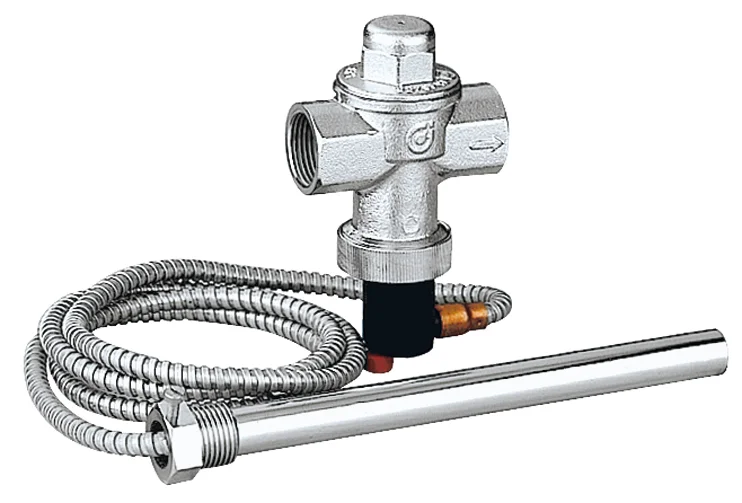 Caleffi Therm.veiligheidsaft. 543 Caleffi 3/4 dubbele veiligheid capillair 1300 mm 543513