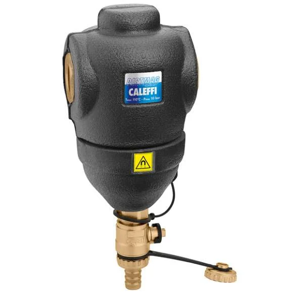 Caleffi Vuilafscheider Caleffi Dirtmag 5463 1" 25 binnendraad horizontaal met isolatieschalen 546316