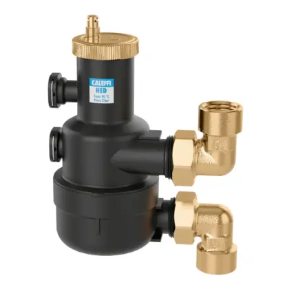 Caleffi Luchtafscheider Caleffi HED 22mm 22 binnendraad horizontaal/verticaal 551602