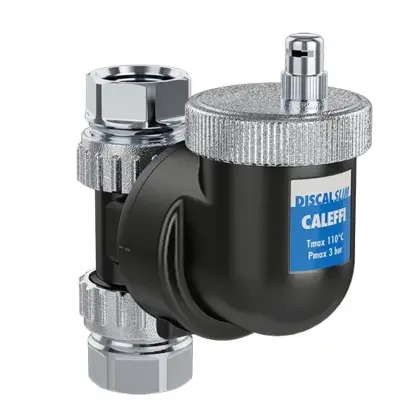 Caleffi Luchtafscheider Caleffi DiscalSlim 551 1" 25 binnendraad horizontaal/verticaal 551806
