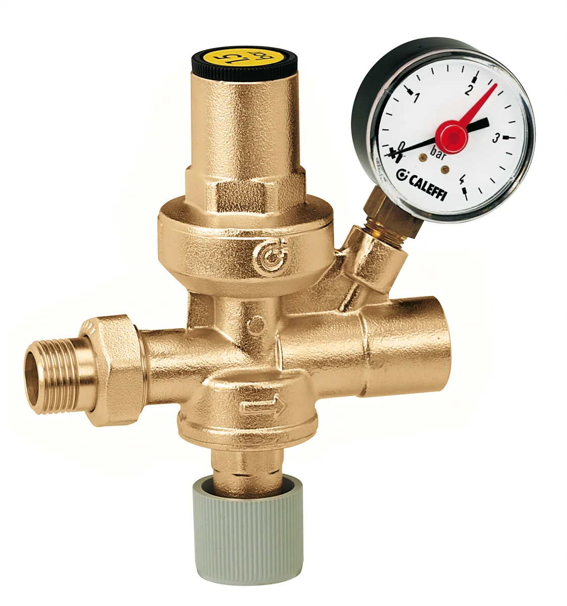 Caleffi Vulcombinatie, afsluiter,filter,keerklep 1/2 + manometer 553140