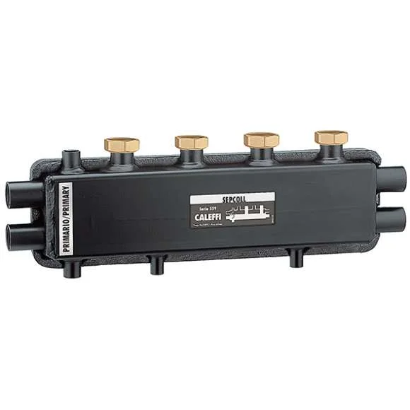 Caleffi Watervedeler inox Caleffi met ontluchting, met debietmeter 559221