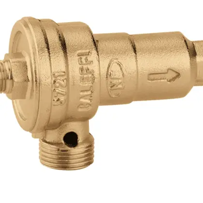 Caleffi Terugslagklep Caleffi 1/2" messing buitendraad 572106