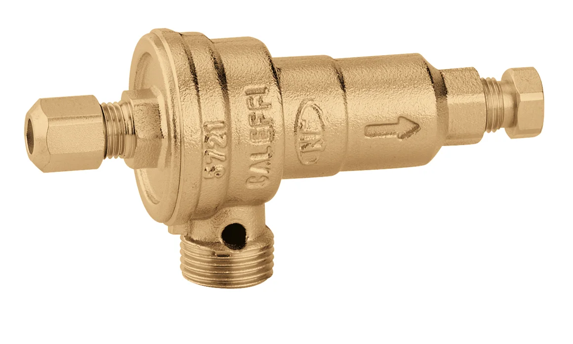 Caleffi Terugslagklep Caleffi 1/2" messing buitendraad 572106