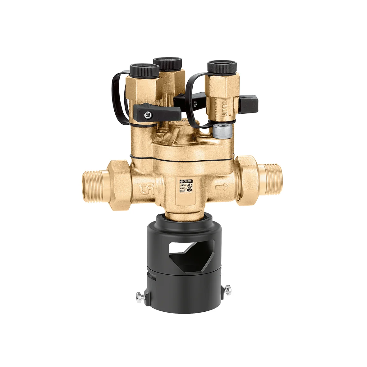 Caleffi Terugslagklep Caleffi 1/2" messing buitendraad 574004