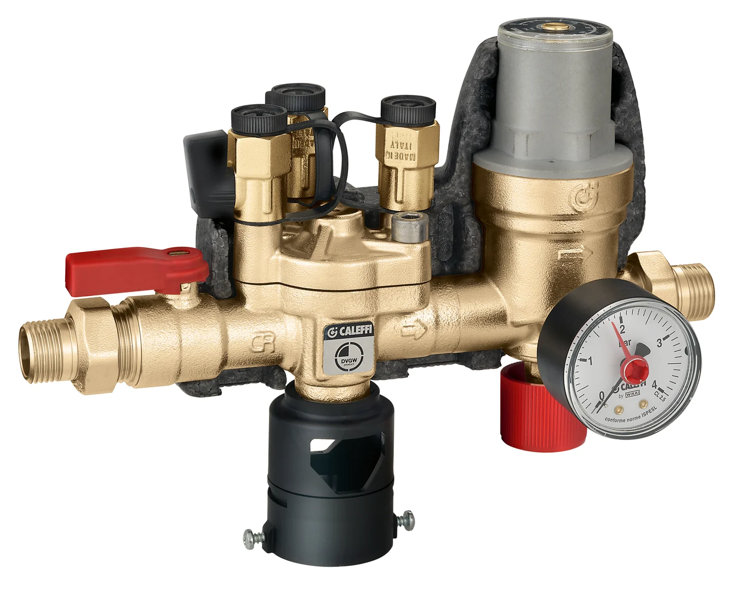 Caleffi Compacte vulcombinatie met isolatie. Caleffi 574011