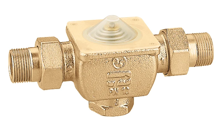Caleffi Driewegafsluiter Caleffi 1/2" binnendraad metrisch/buitendraad cilindrisch BSPP-G (ISO 228-1)/buitendraad cilindrisch BSPP-G (ISO 228-1) handwiel 633 633400