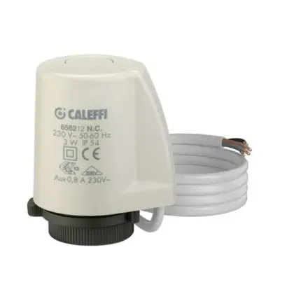 Caleffi Elektrothermische motor 24V met microschakelaar demonteerbaar caleffi 656214