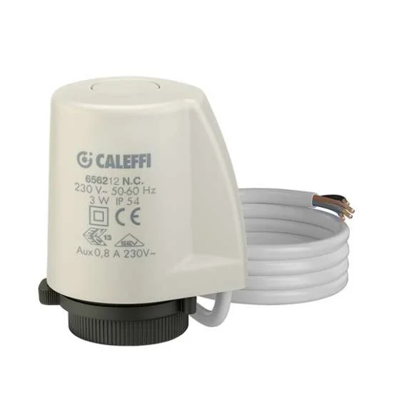 Caleffi Elektrothermische motor 24V met microschakelaar demonteerbaar caleffi 656214