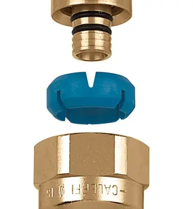 Caleffi Knelkoppeling Caleffi Darcal messing 3/4" geschikt voor: kunststof 680 680524