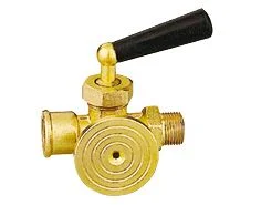 Caleffi Drieweg testkraan 1/4 vr mano Caleffi 690200
