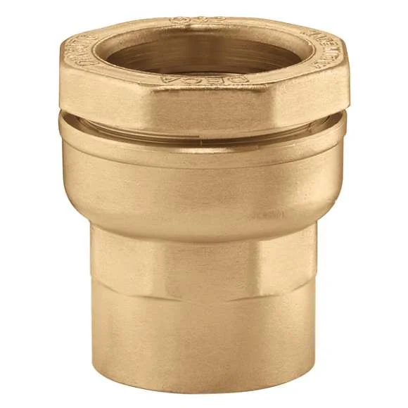 Caleffi Knelovergangsstuk messing 50mm x 6/4" F (drink)water Caleffi Deca 860 860850