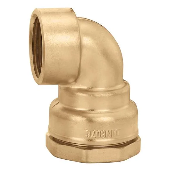 Caleffi Knelovergangsknie messing 50mm x 6/4" F (drink)water Caleffi Deca 868 868850