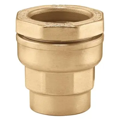 Caleffi Knelovergangsstuk messing 32mm x 3/4" F (drink)water Caleffi Deca 875 875532
