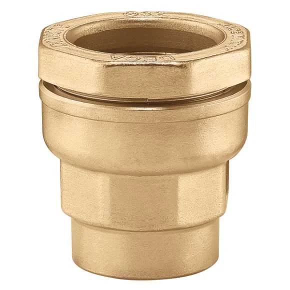 Caleffi Knelovergangsstuk messing 32mm x 3/4" F (drink)water Caleffi Deca 875 875532