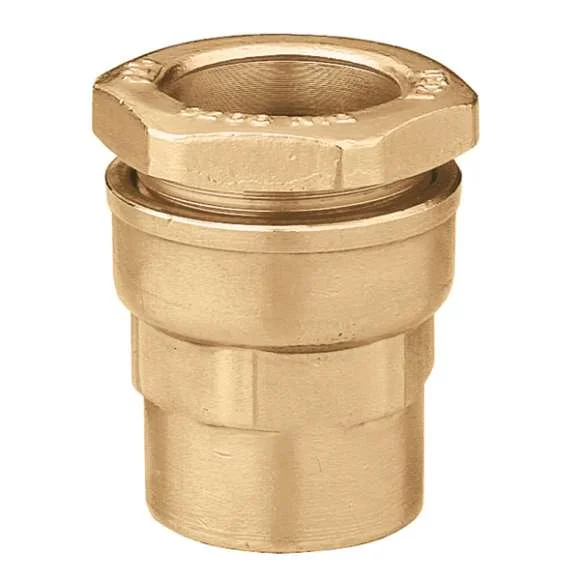 Caleffi Knelovergangsstuk messing 21mm x 1/2" F verwarming Caleffi Deca 890 890421