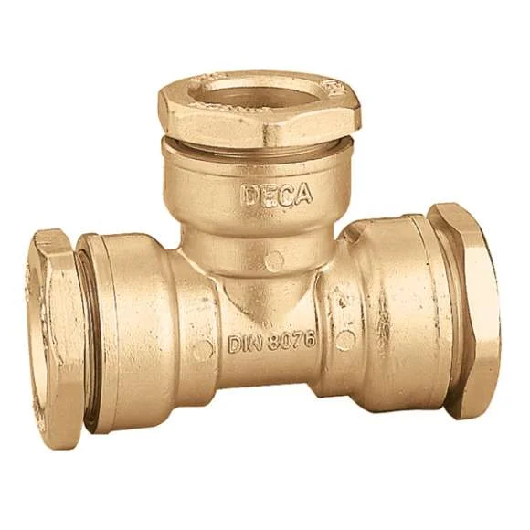Caleffi Knel-T messing 21mm FFF verwarming Caleffi Deca 894 894021