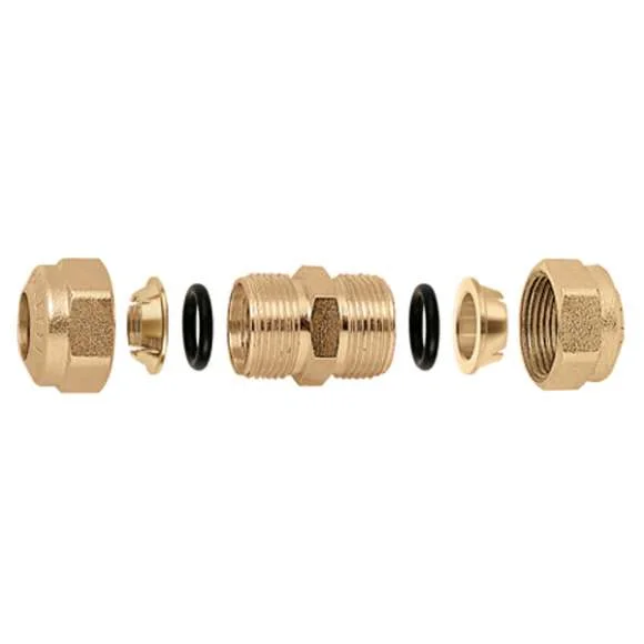 Caleffi Dubbele koppeling 14 cu Caleffi 903014