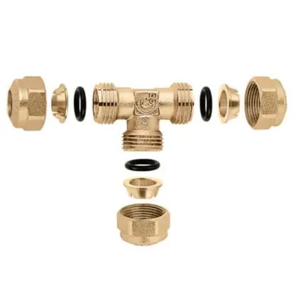 Caleffi T-koppeling 15 cu Caleffi 906015