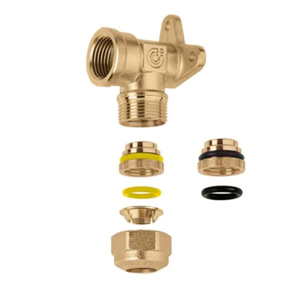 Caleffi Kniekoppeling 1/2f 2 cu Caleffi 930412