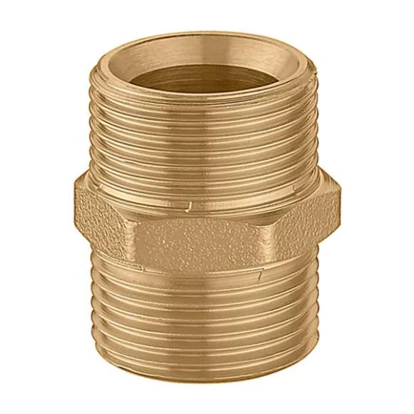Caleffi Draadverloopnippel messing 1" x 3/4" MM Caleffi 942 942560