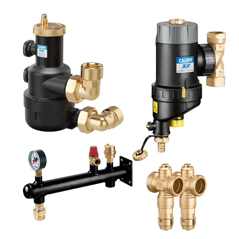 Caleffi Warmtepompset voor monobloc 7-10kW EXPERT Caleffi NLWP_EXP-4