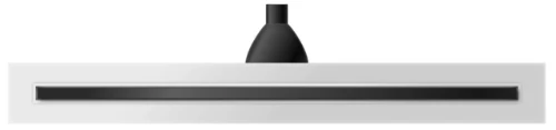 Carrodrain Liquid douchegoot inclusief rooster 800 mm - Black - debiet 31 l/m 100611