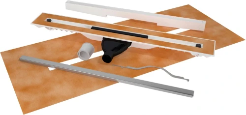 Carrodrain 100800 Carrodrain Invisible douchegoot betegelbaar 700 mm - debiet 31 l/m