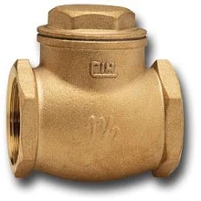 Cimberio CIM 80 messing klepelklep FF 4/4 x 4/4 - horizontale montage DA08501025