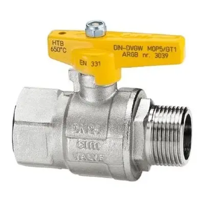 Cimberio Gaskraan met volle doorlaat DN 3/4" FM PN5 Cimberio 801FP 801FP-1020