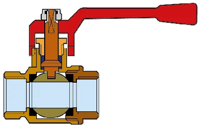 Cimberio Kogelkraan met volle doorlaat DN 3/8" FF PN80 Cimberio 14 14-1010