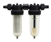 Cintropur FWCCDUOCTN250 Cintropur NW25 DUO-CTN waterfilter duo 3/4 x 4/4 - 25 micron - debiet 500 l/u