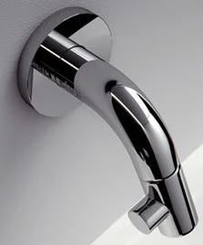 Clou CL/06.05.001.29 Clou Kaldur koudwaterkraan wandmodel - uitloop 74 mm - chroom