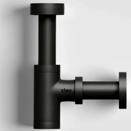 Clou CL/06.53011.21 Clou Mini Suk designsifon - zwart mat - speciaal voor fonteintjes