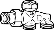 VERDELER COMAP 338E z/afsluitketel sar v/eenpijpssysteem 438322